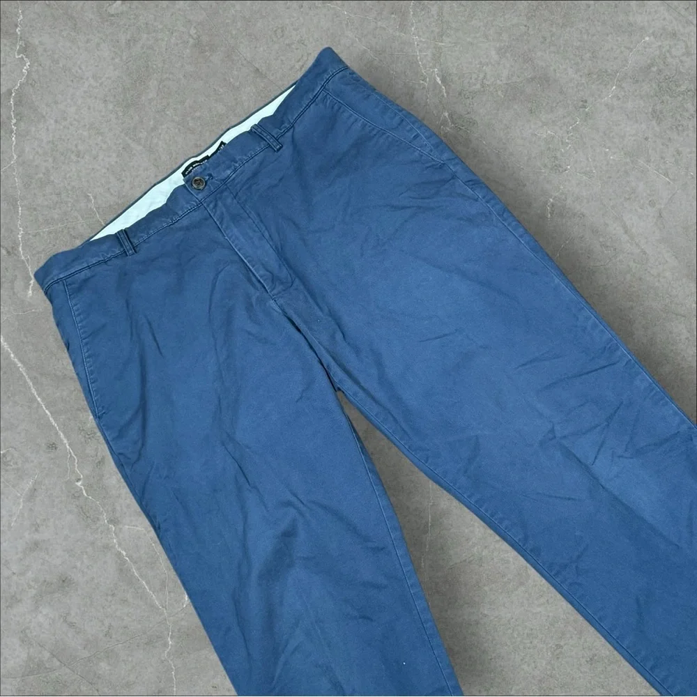 Club Monaco Connor Chino Pant Modern Slim Fit Size 36x32‎ Blue